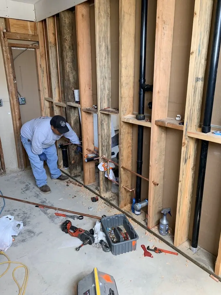Commercial rough-in plumbing for Water Heater Replacement in Stoneleigh - Dellcrest